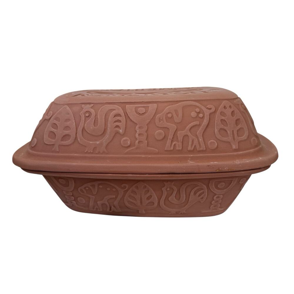 Romertopf Clay Unglazed Baker Covered Cooker w/ Lid Model #113 Mexico - Picture 5 of 10
